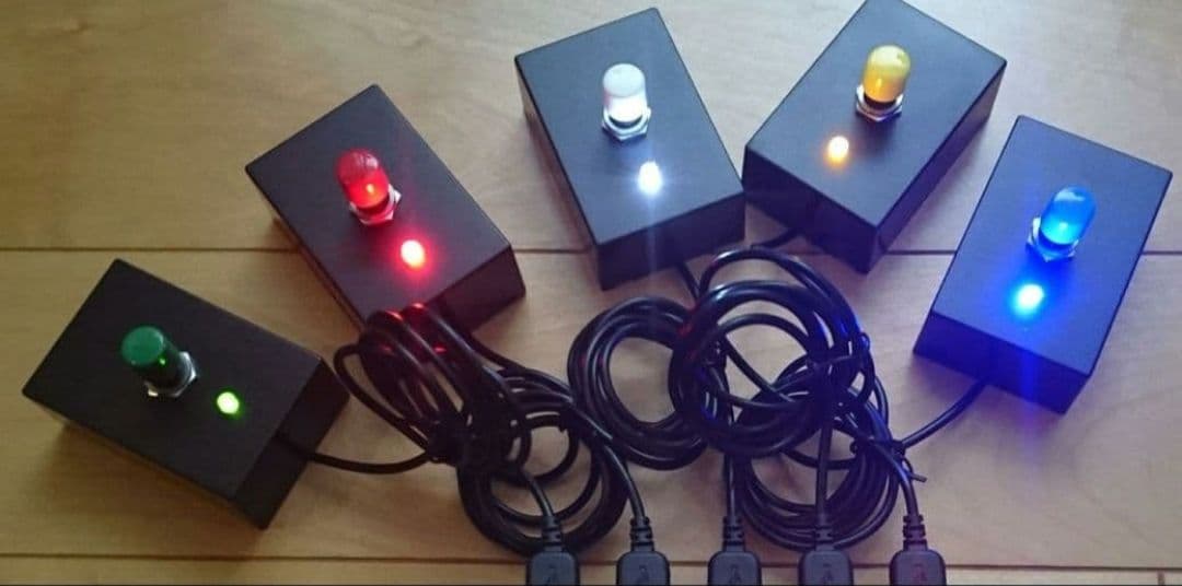 早押し機 スーパーハヤオシピンポンブー本体&カラフルボタン5個 - メルカリ