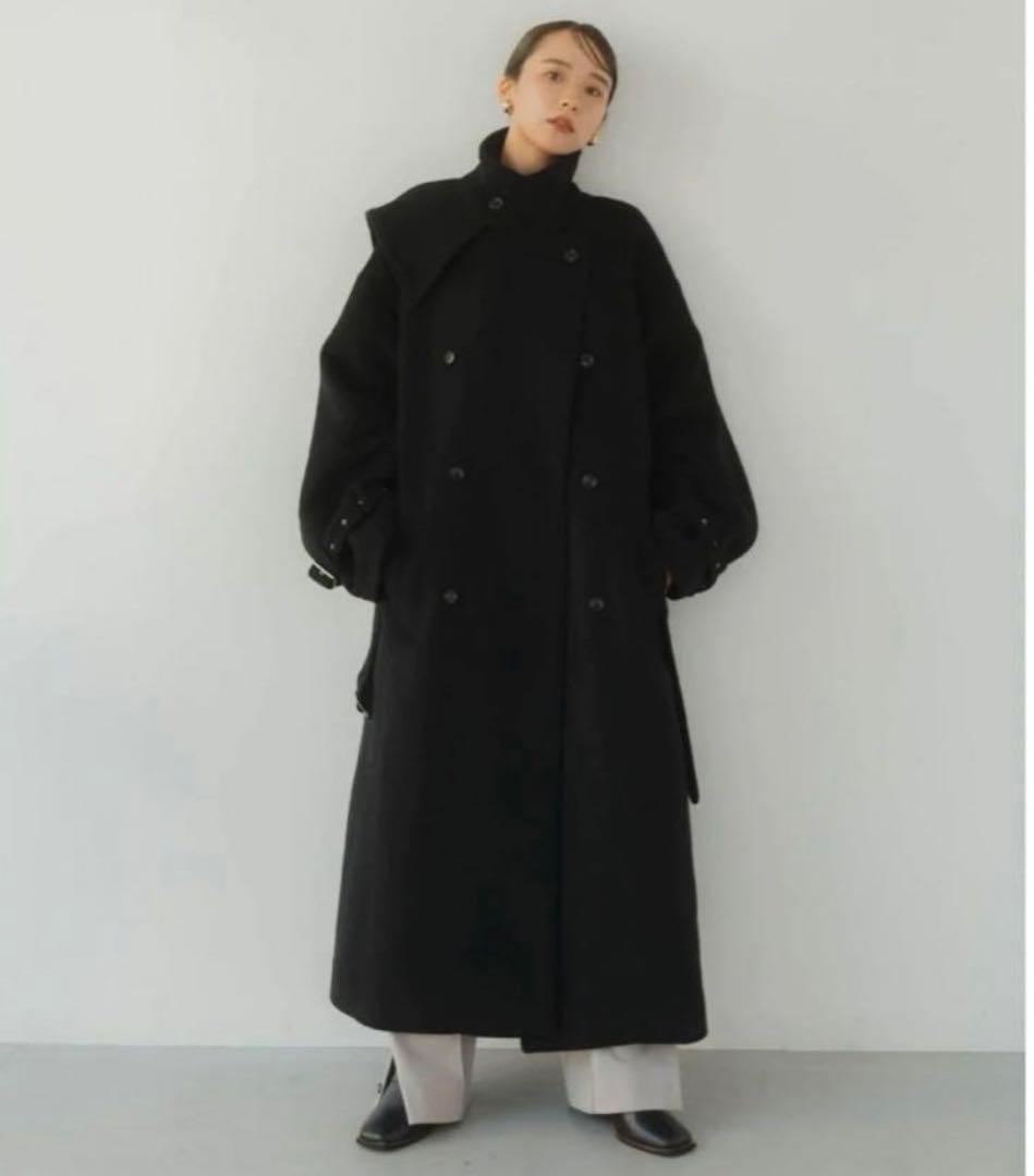 Knuth Marf layered motorcycle coat black
