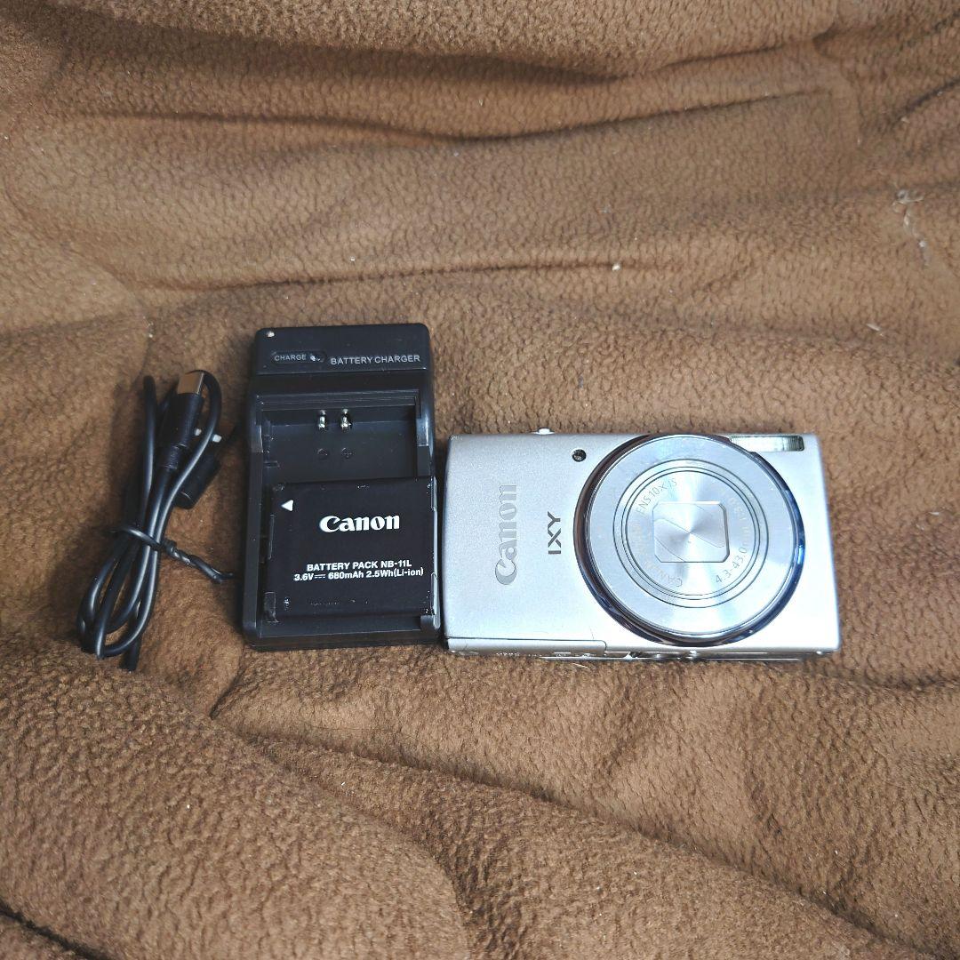 CANON☆IXY140シルバー☆付属品有り動作品デジタルカメラ送料無料