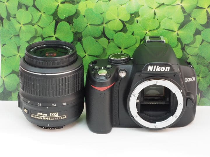 美品】スマホへ転送⭐️WifiSDカード付 Nikon D3000レンズセット