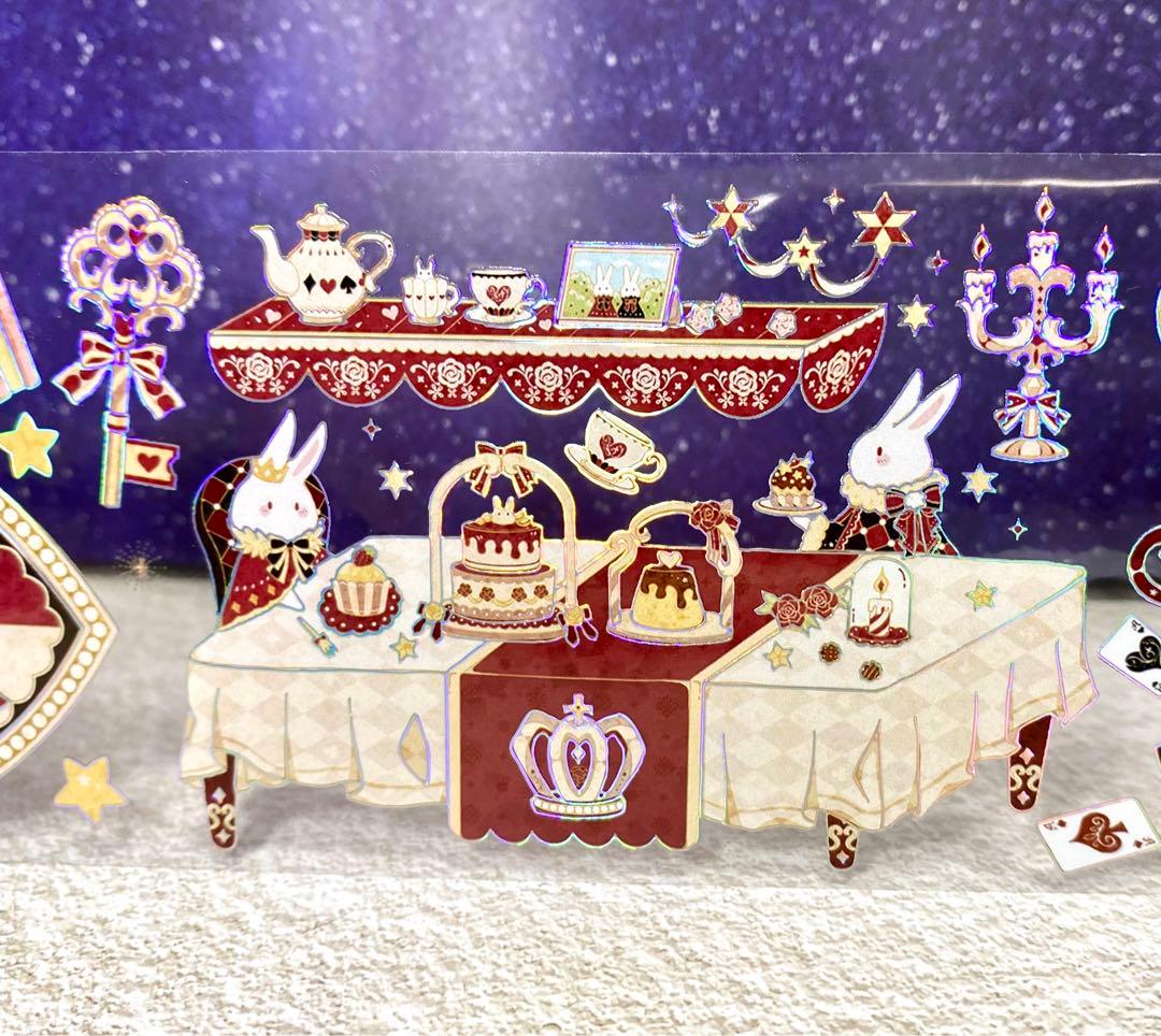 K151】海外PET マスキングテープ マステ切り売り アリス