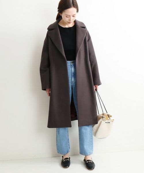 【最終値下げ】IENA MANTECOオーバーチェスターコート 36 新品同様 セール】MANTECOオーバーチェスターコート◇（チェスターコート