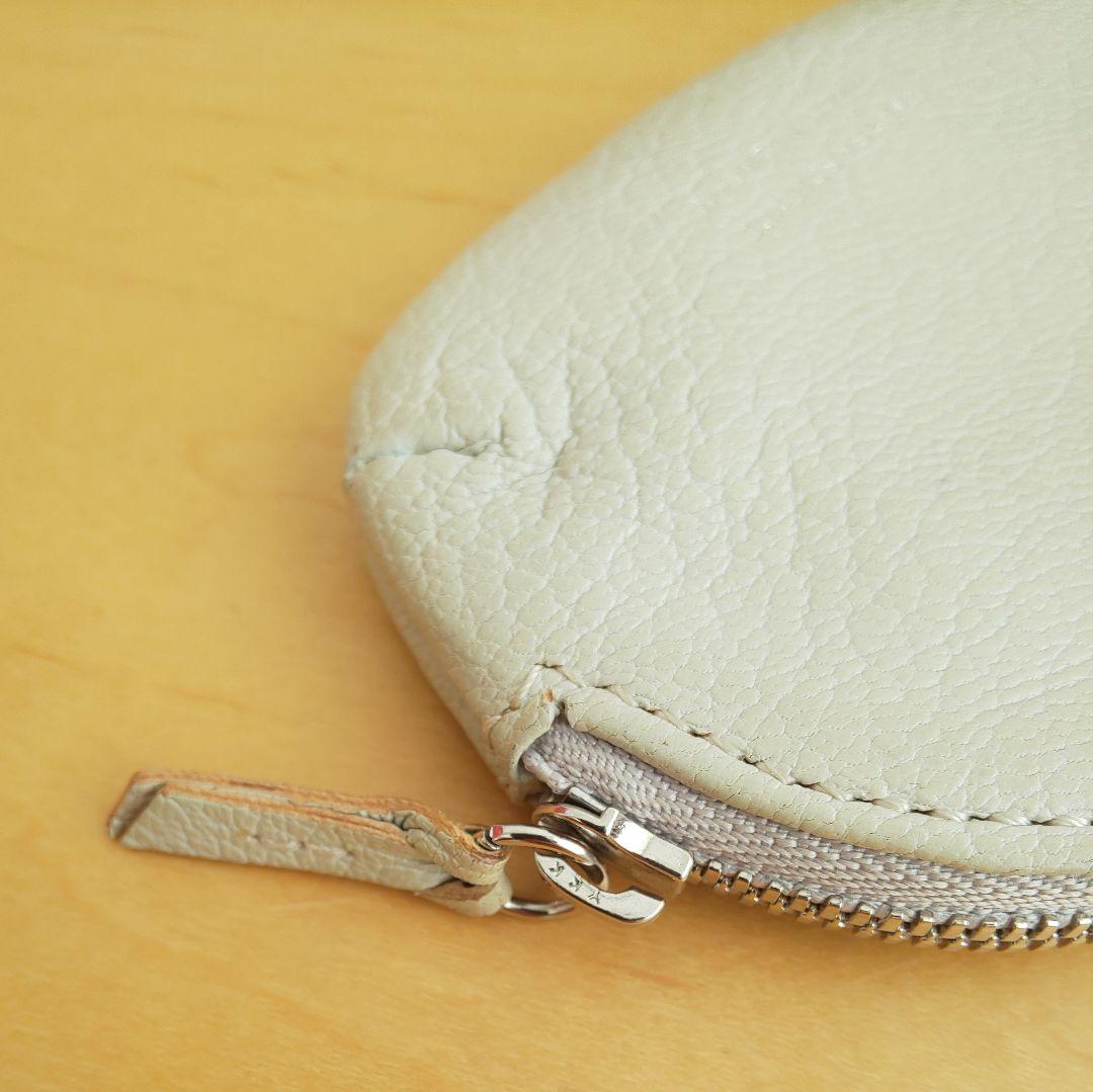 ARTS&SCIENCE ケース Round pouch アイボリー 美品