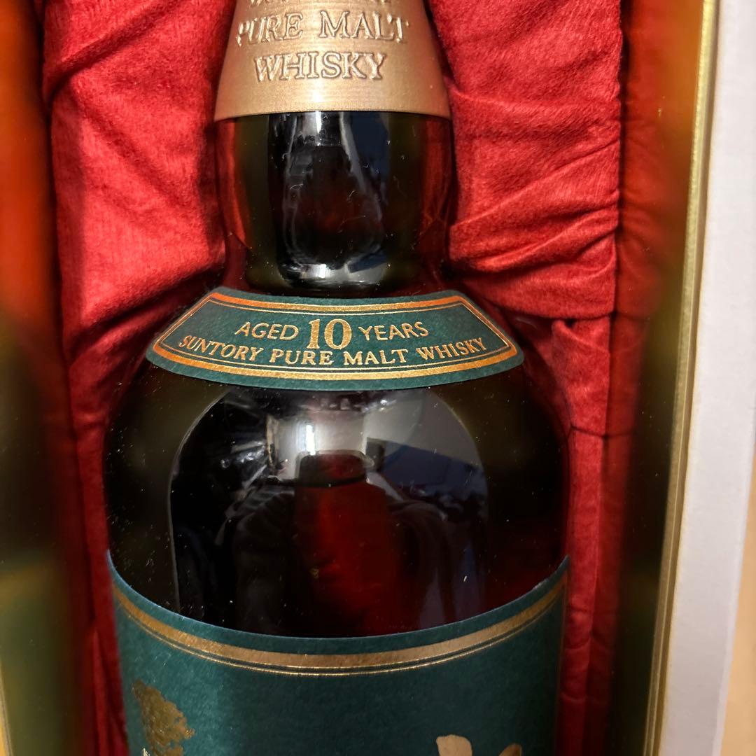 ◇未開栓 サントリー 山崎10年 ピュアモルト ウイスキー