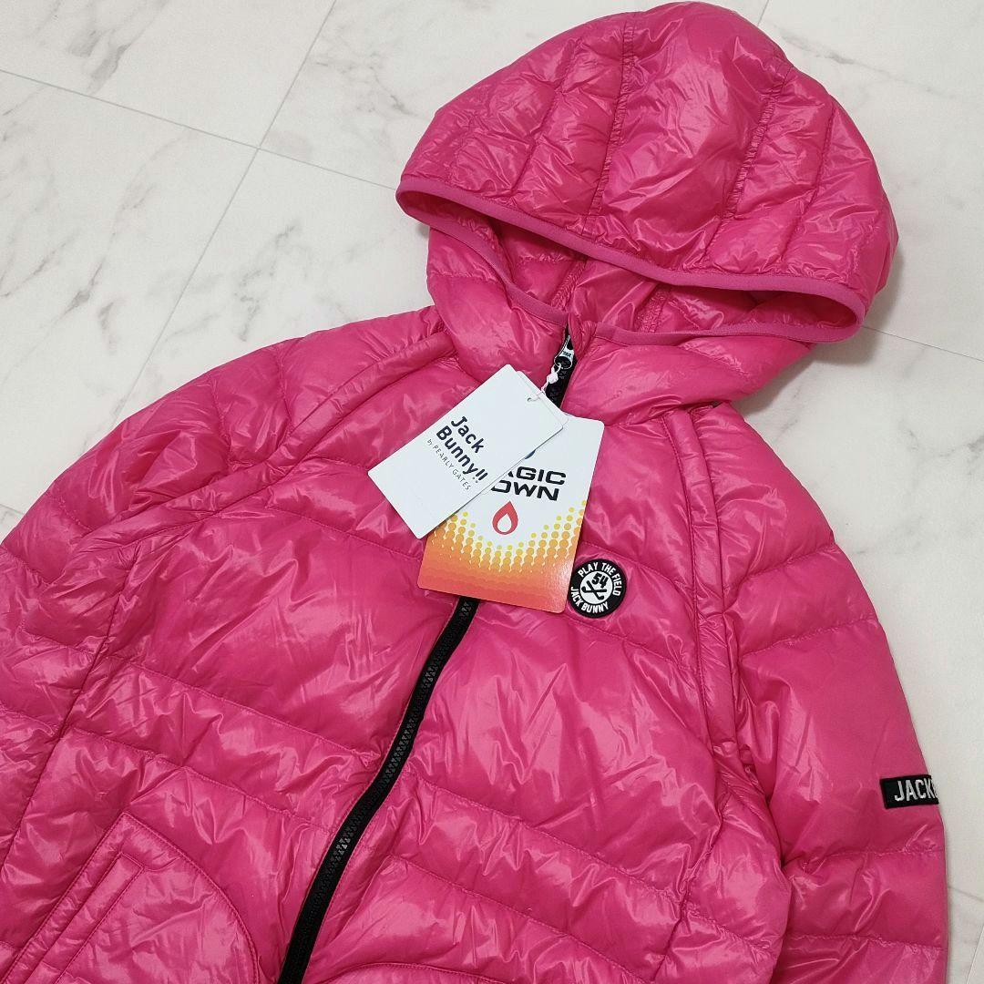 【新品タグ付き】ジャックバニー　マジックダウンジャケット　防寒　ピンク　サイズ1