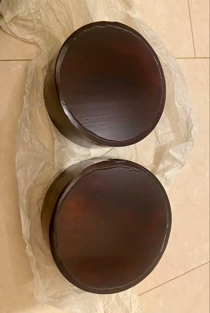 井川メンパ　丸型　大 海野想次　工芸品　漆器　曲げわっぱ　弁当箱