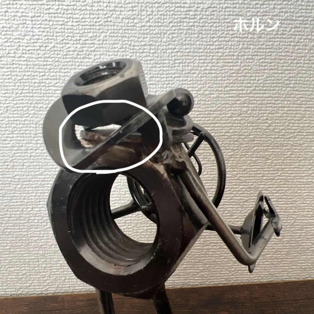 カエルの置物 ブリキ ボルト 音楽隊 ジャンクアート 7体