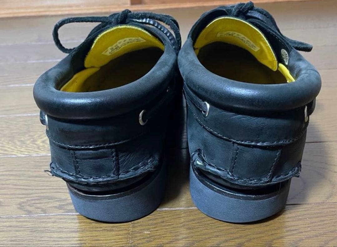 Timberland ティンバーランド 3eye モカシン 黒　27センチ