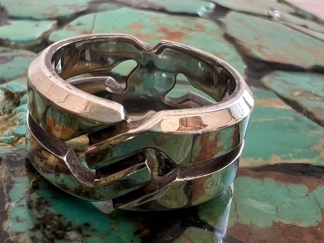 GUCCI silver925 インフィニティ　ノット　リング