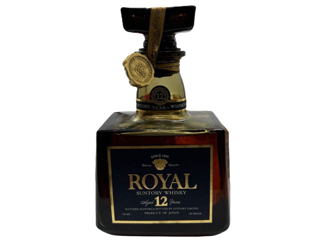 未開栓箱付き】サントリーローヤル プレミアム12年 ブルーラベル 希少