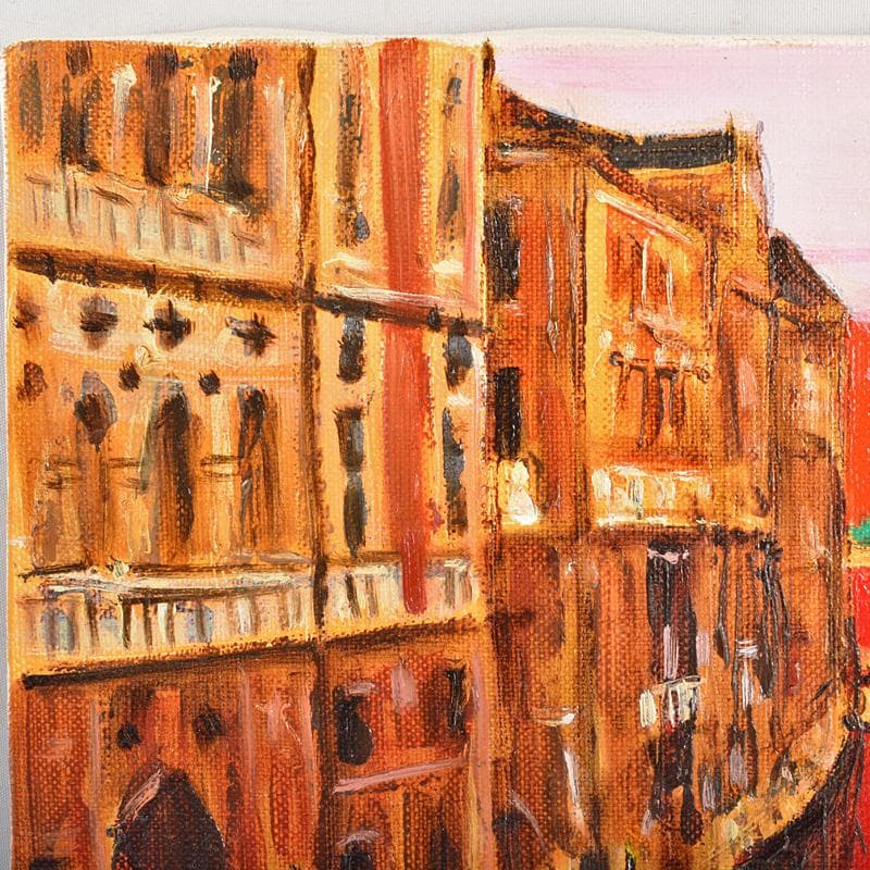 市村司作 油絵 F3号 「ヴェネツィア」 額装 C R6737B - メルカリ
