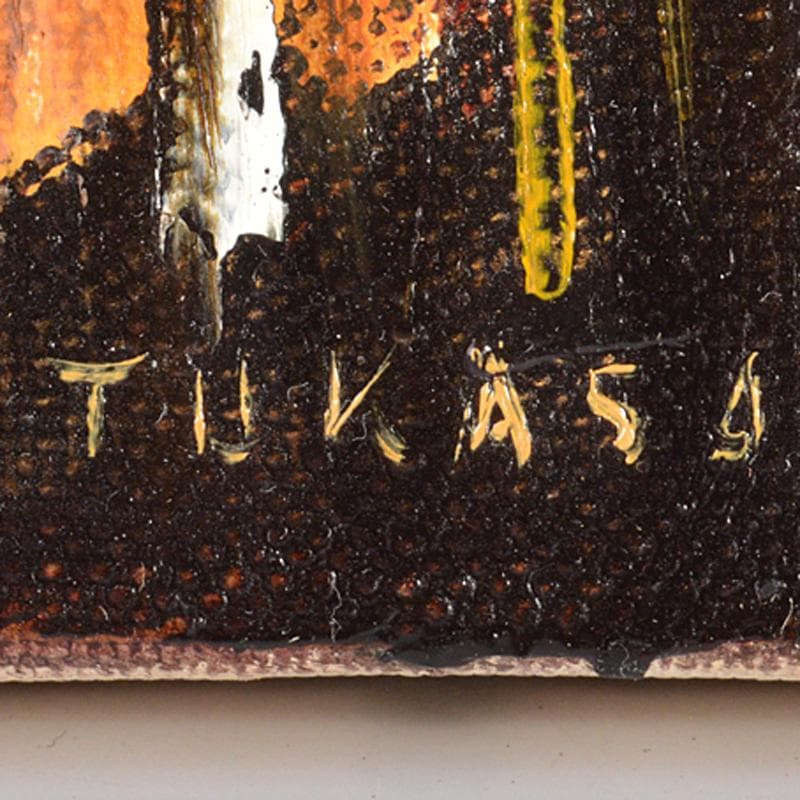 市村司作 油絵 F3号 「ヴェネツィア」 額装 C R6737B - メルカリ