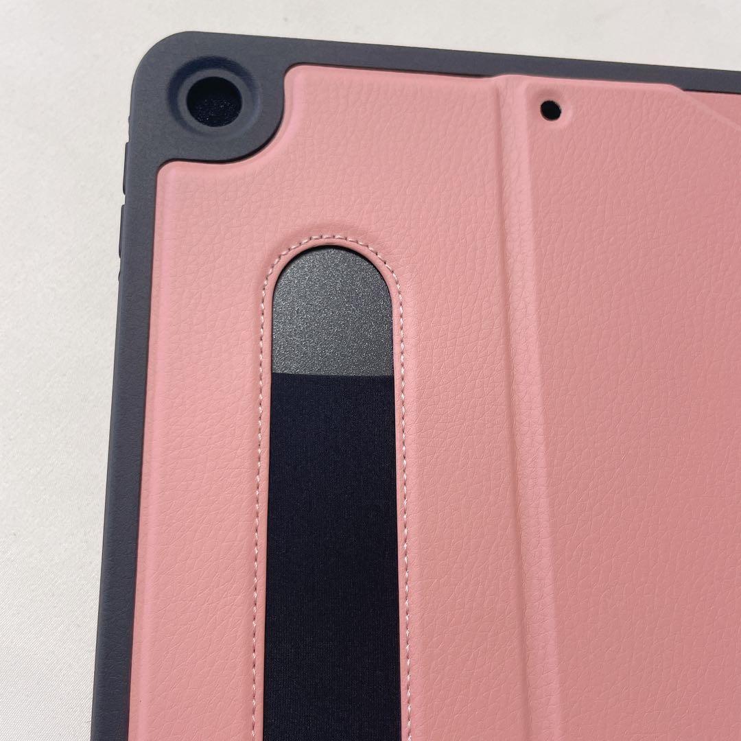 ZUGU iPadケース第9/8/7世代10.2インチ カバー ローズピンク