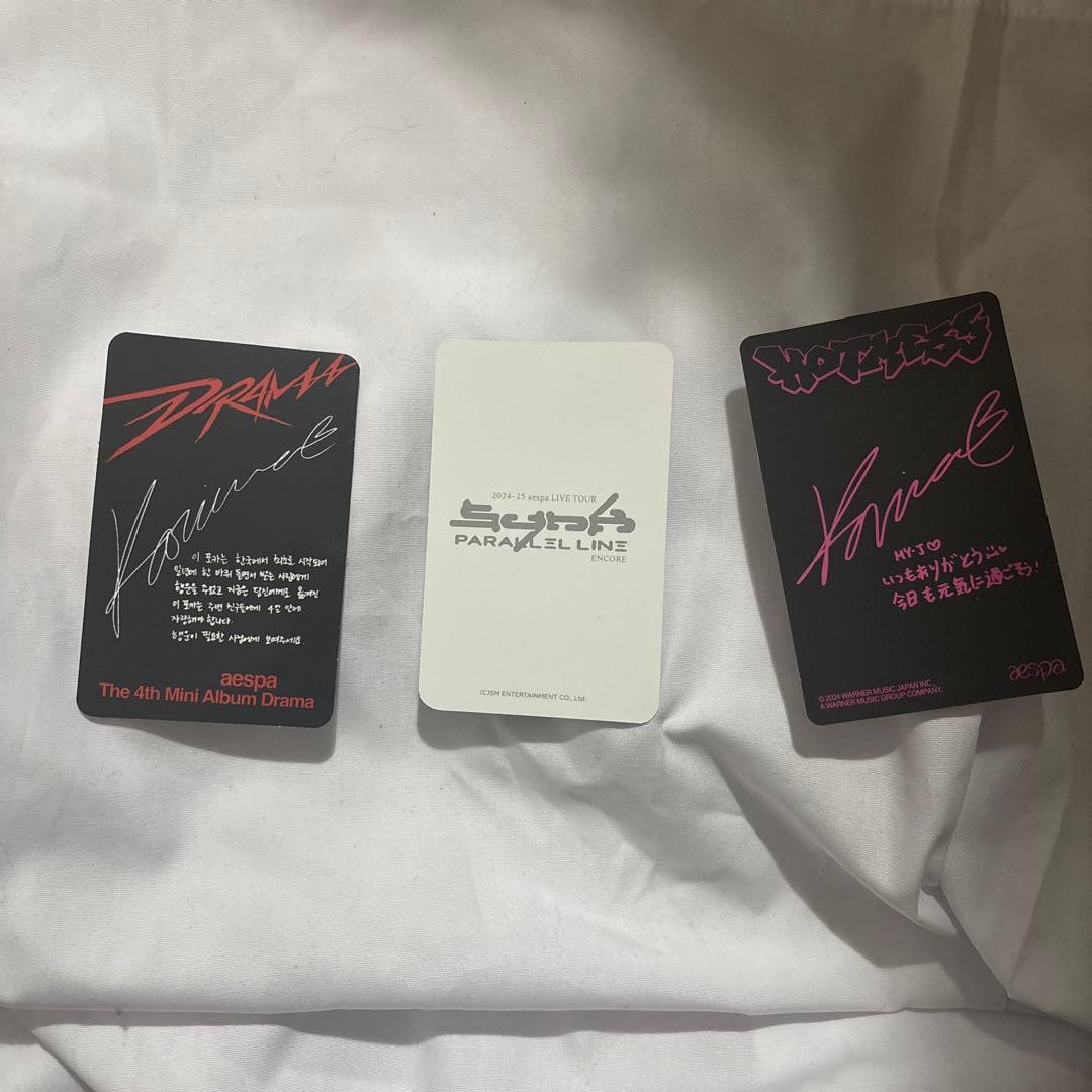 aespa ソウルコン MD パーカー Pink hoodie トレカ カリナ