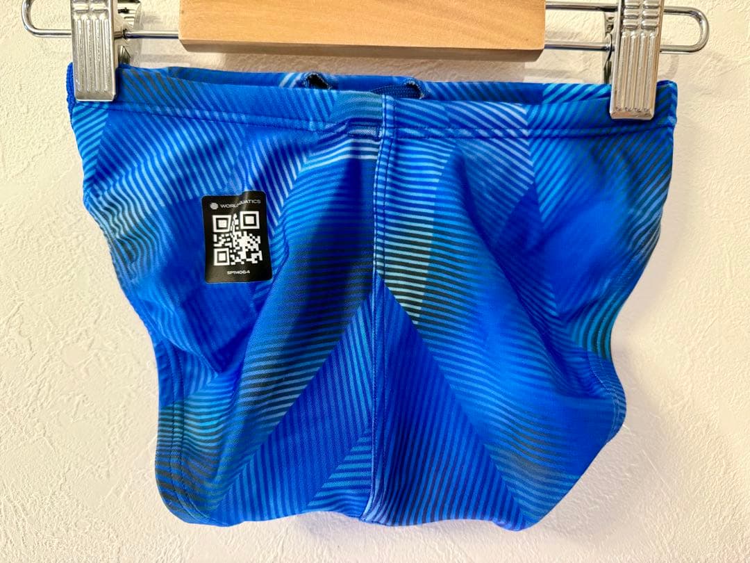 海*年様 speedo 競パン Sサイズ ブルー系