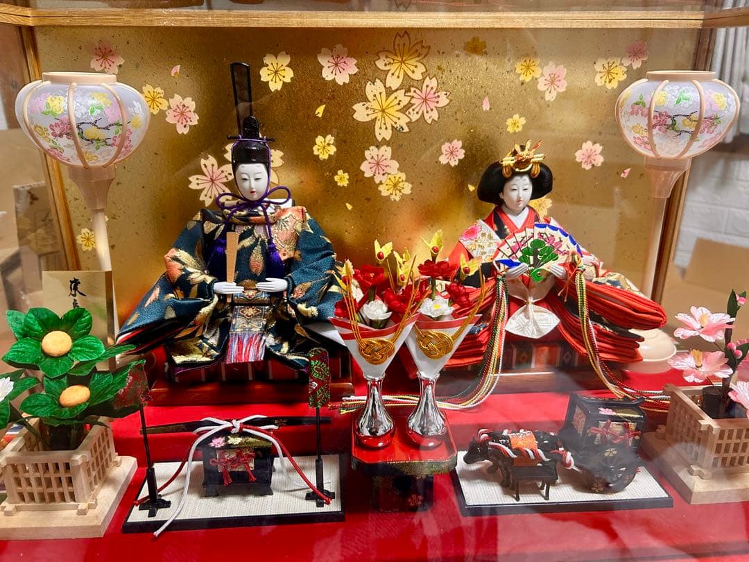 美品 人形の久月 雛人形