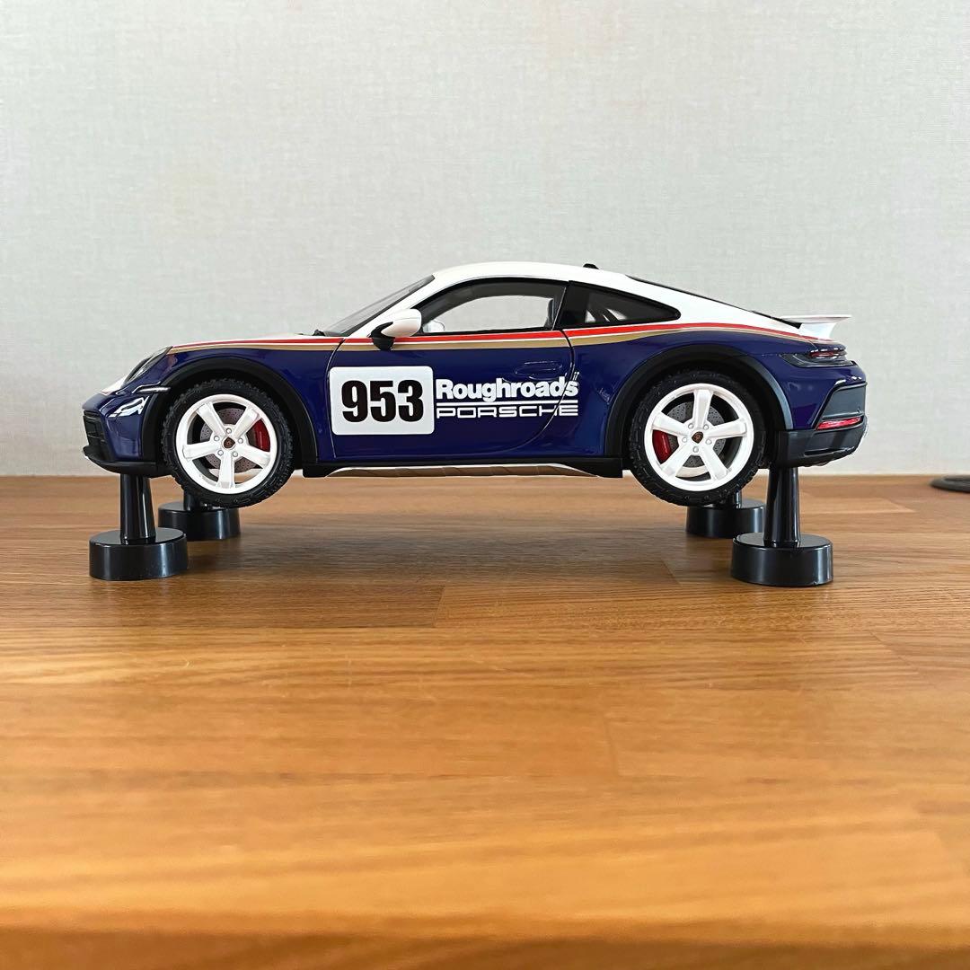 【ミニカー 美品】1/18 ミニチャンプス ポルシェ 911 ダカール
