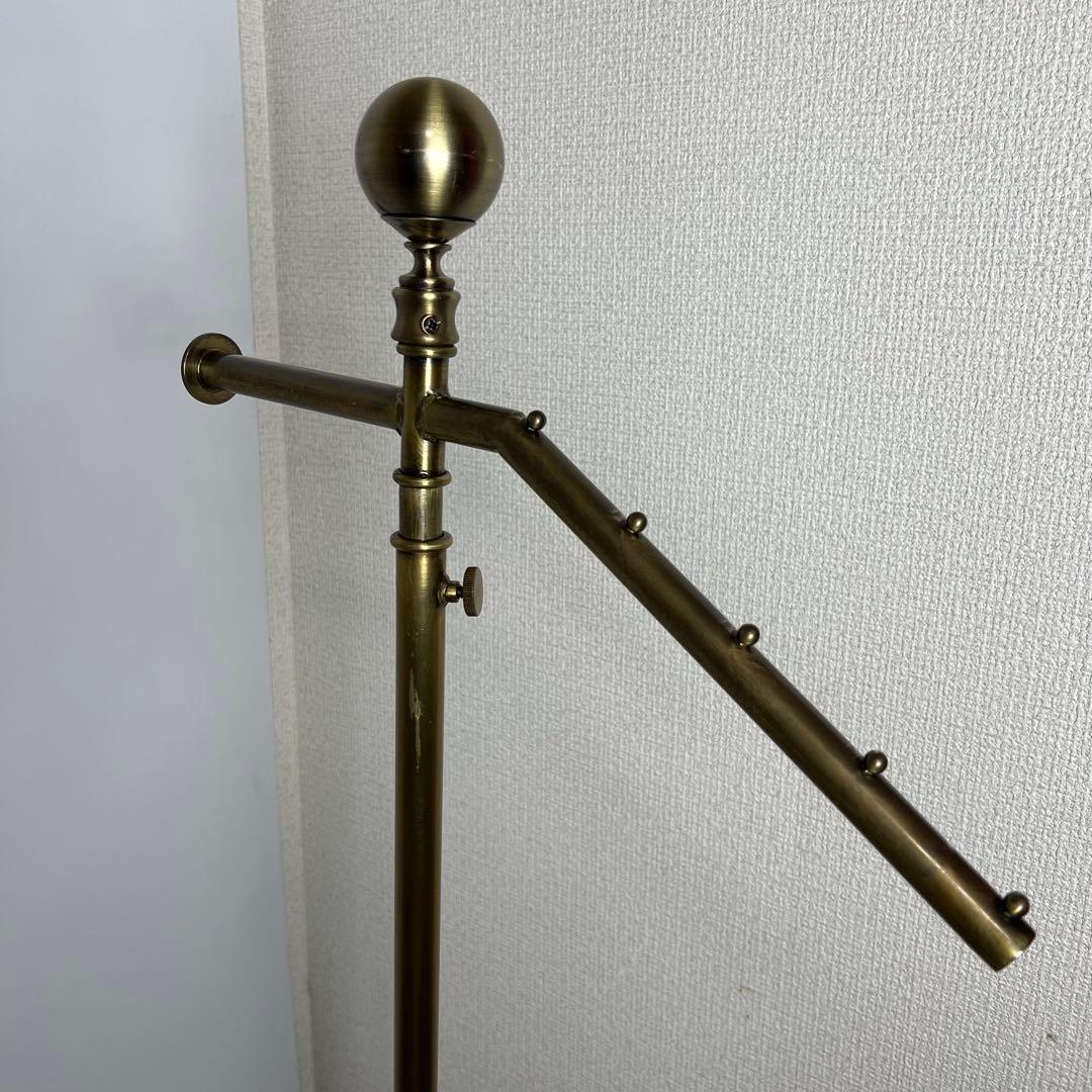 ① アンティークゴールド　傾斜ハンガーラック デコラタイプ