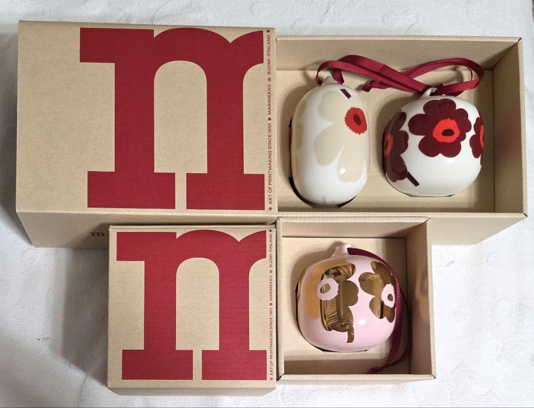 マリメッコ 松屋銀座限定Unikko オーナメントセット　ウニッコ マリメッコ 松屋銀座限定Unikko オーナメントセット - メルカリ