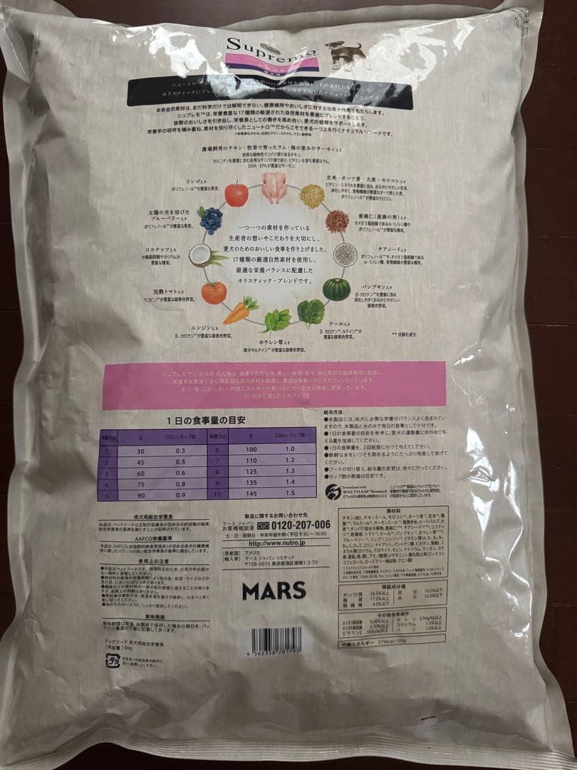 Supremo 子犬用ドライフード 6kg ニュートロ シュプレモ 子犬用 小粒