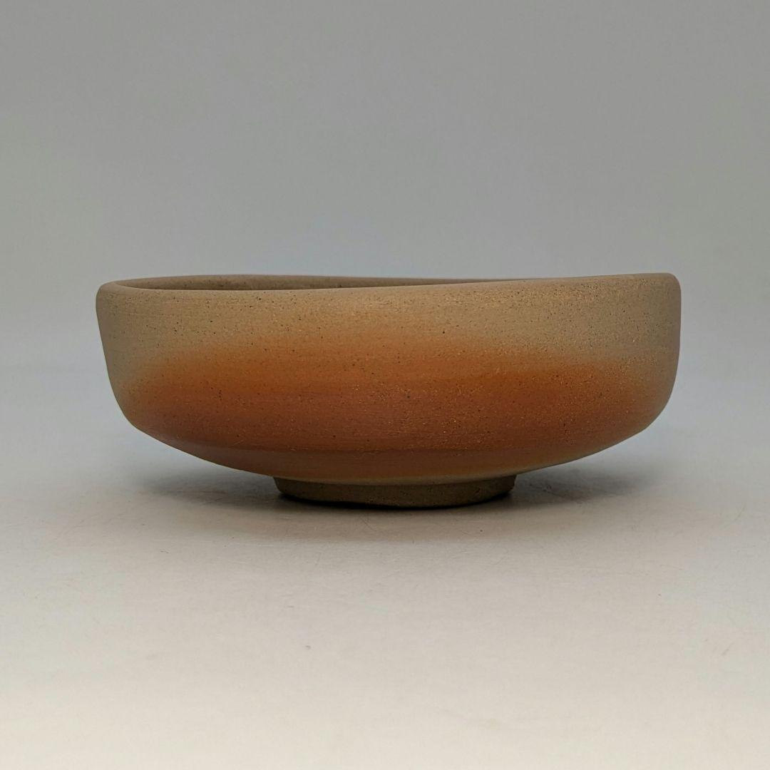 岡山県重要無形文化財 山本出 備前焼 緋襷馬盥茶盌 合箱 抹茶碗 抹茶茶碗 茶器