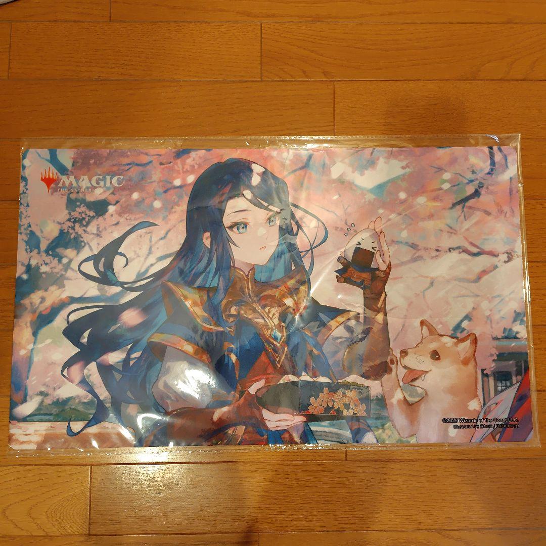 MTG】未開封 ナーセット プレイマット 放浪皇のお花見