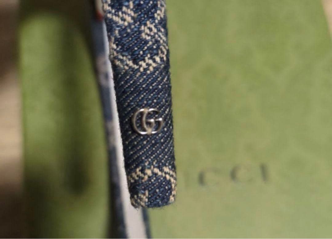 GUCCI カチューシャ ブラックデニム 新品未使用