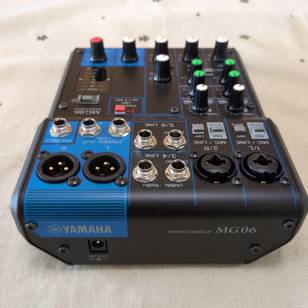 【美 品】YAMAHA MG06 アナログミキサー