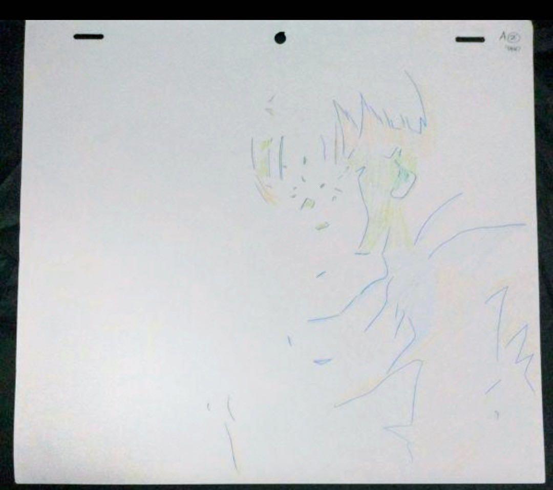 ドラゴンボールGT トランクス セル画 背景付 原画 動画 タイムシート セット