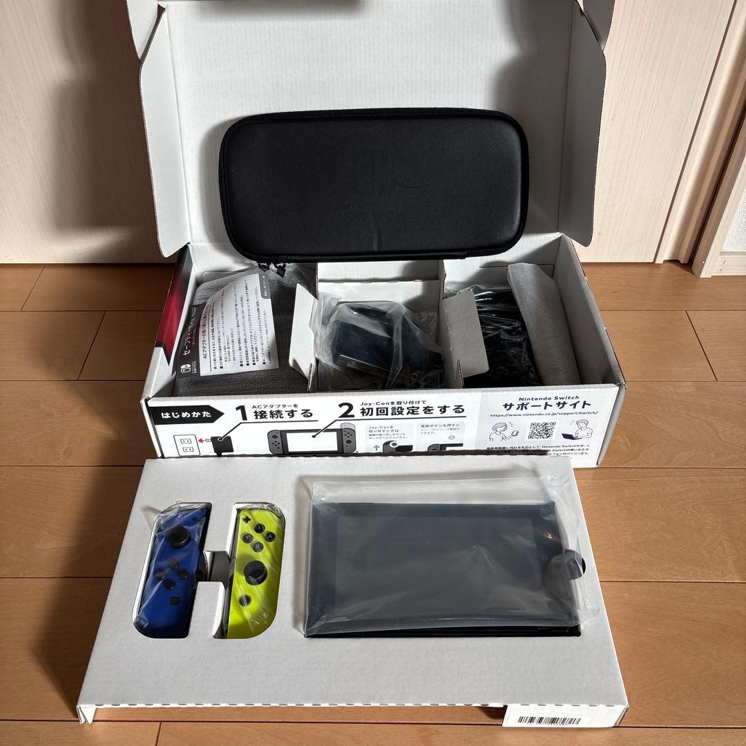 Nintendo Switch 本体 ネオン　青/黄 付属品付き