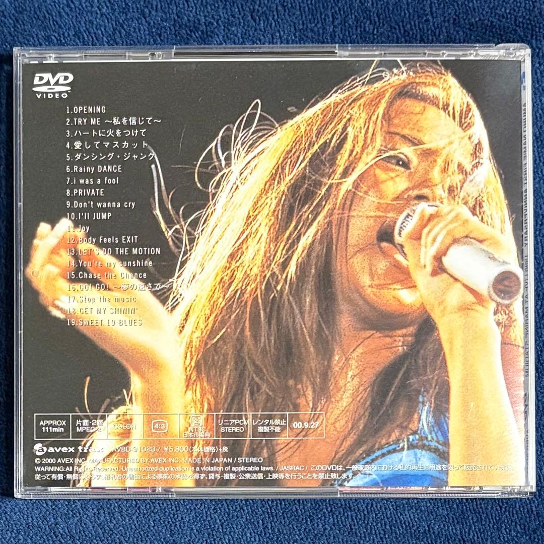 美品】安室奈美恵 DVD3枚セット(1996.1997.2000)