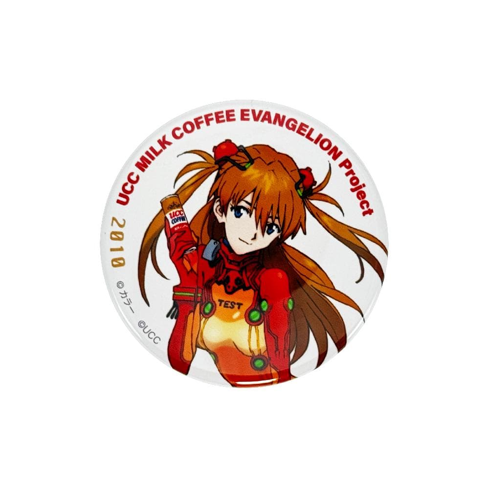 アスカ・ラングレーマイク缶バッジ【エヴァンゲリオン】