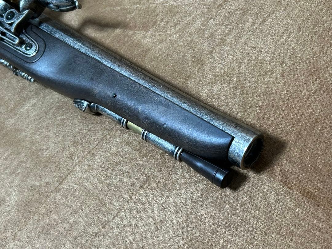 美品 動作確認済みKTW フリントロックピストル　エアコッキング