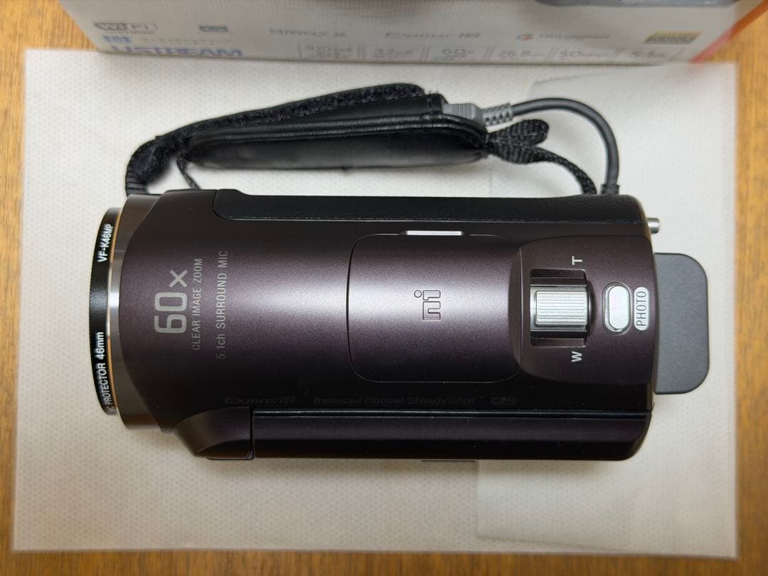 【美品】SONY Handycam HDR-PJ670 ボルドーブラウン