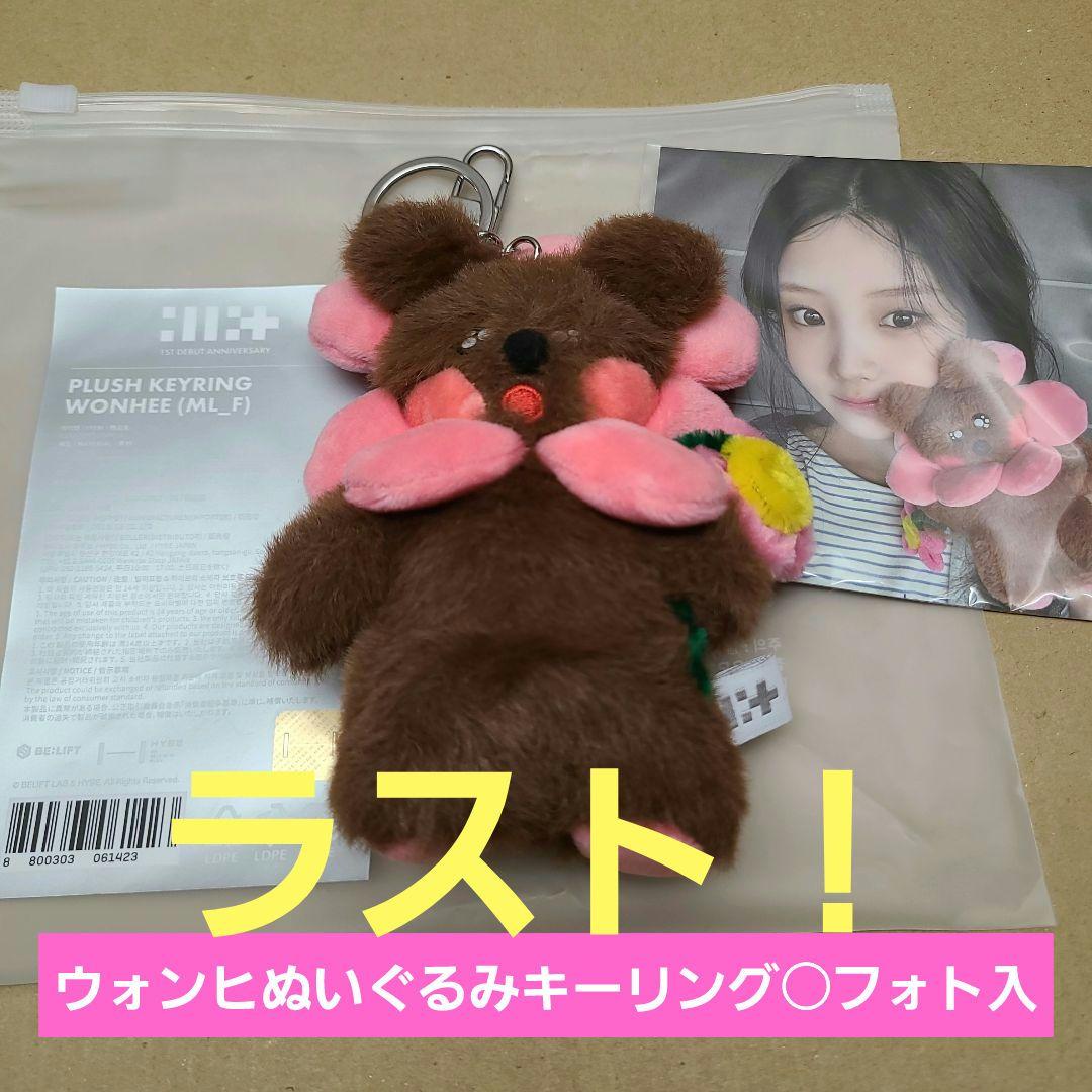 ILLIT アイリット ウォンヒ ぬいぐるみ キーリング フォト 入 1周年