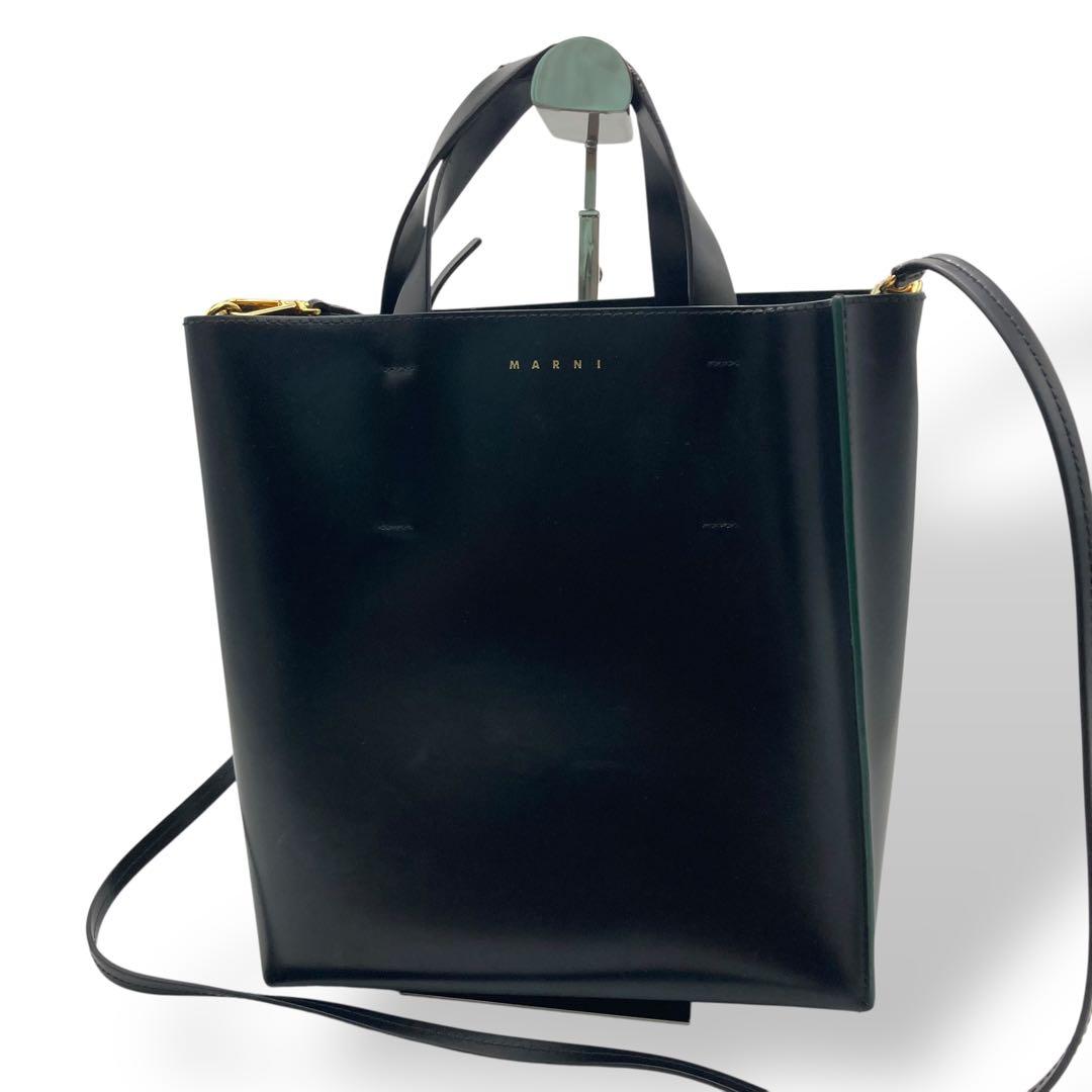マルニ MARNI トートバッグ ショルダーバッグ ミュゼオ 2way ブラック