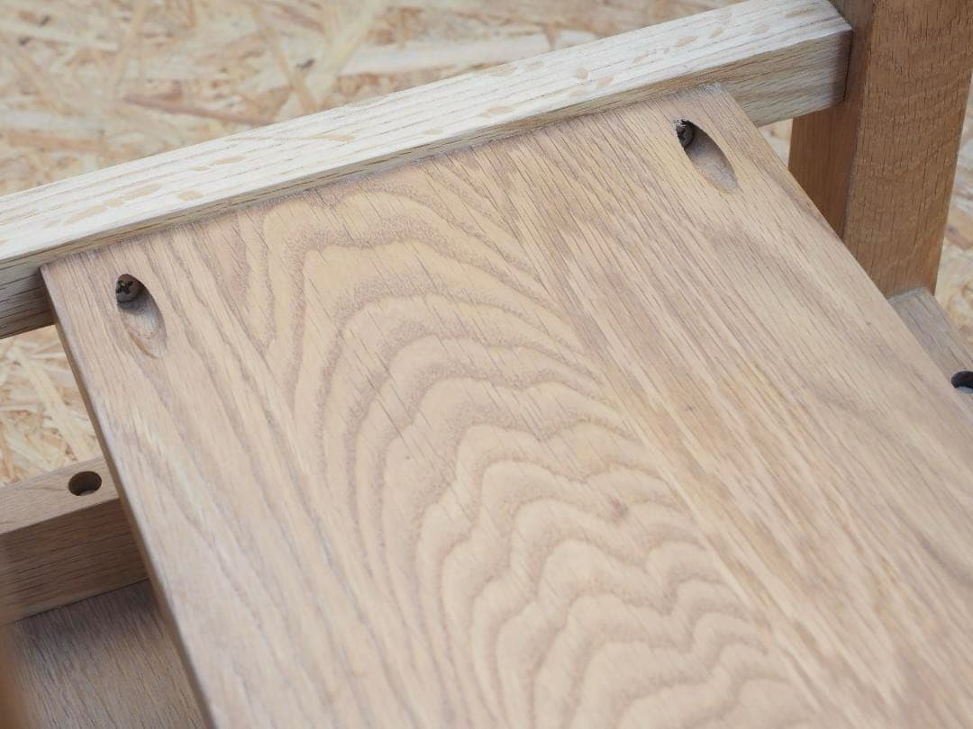 無垢材　スツール　オーク材　2個セット　無印良品？