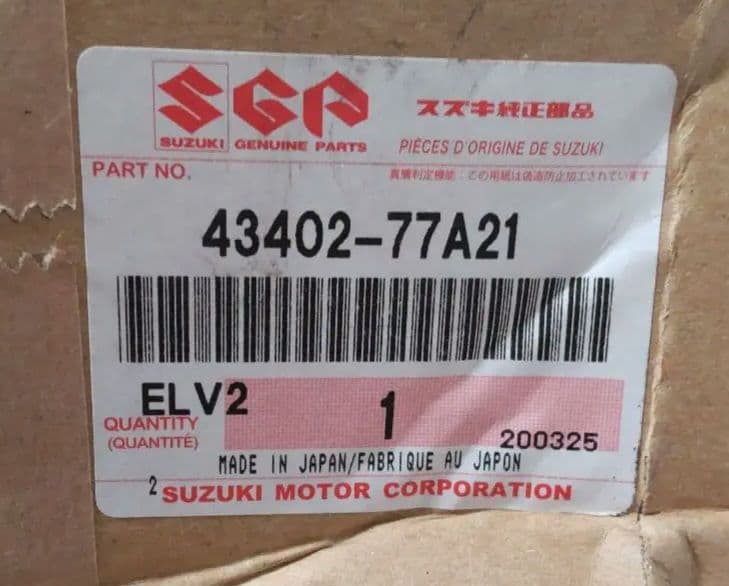 専用　keiワークス　リヤ　ハブベアリング　2個　スズキ純正品　約1000キロ位