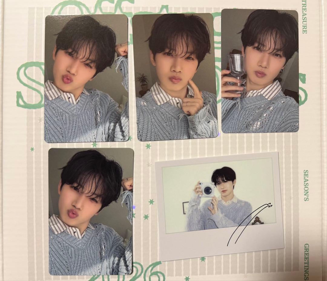 TREASURE シーグリ 2026 ジュンギュ ポラロイド トレカ - メルカリ