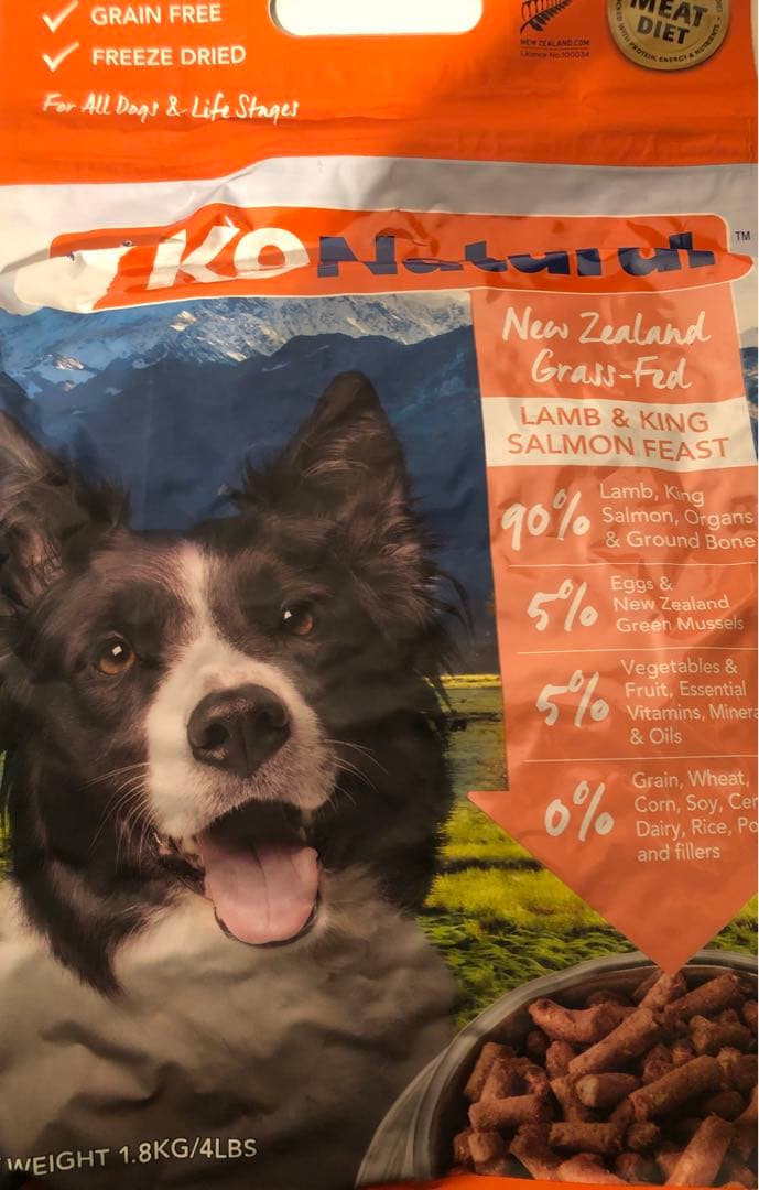 K9ナチュラル ラム＆キングサーモン 1.8kg