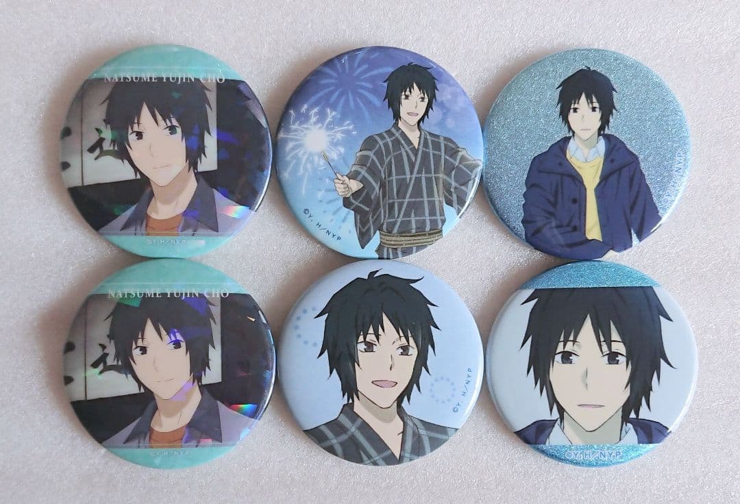 夏目友人帳 花火 雨の日 缶バッジ 田沼要 - メルカリ