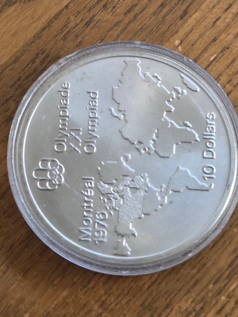 カナダ連邦 モントリオールオリンピック 記念10ドル銀貨 1976 - メルカリ