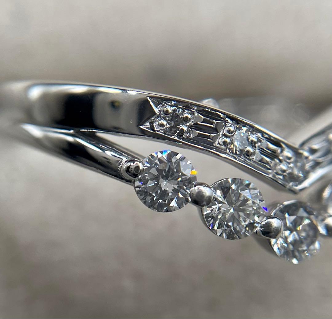 専用JL174★高級 ダイヤモンド0.396ct プラチナ リング