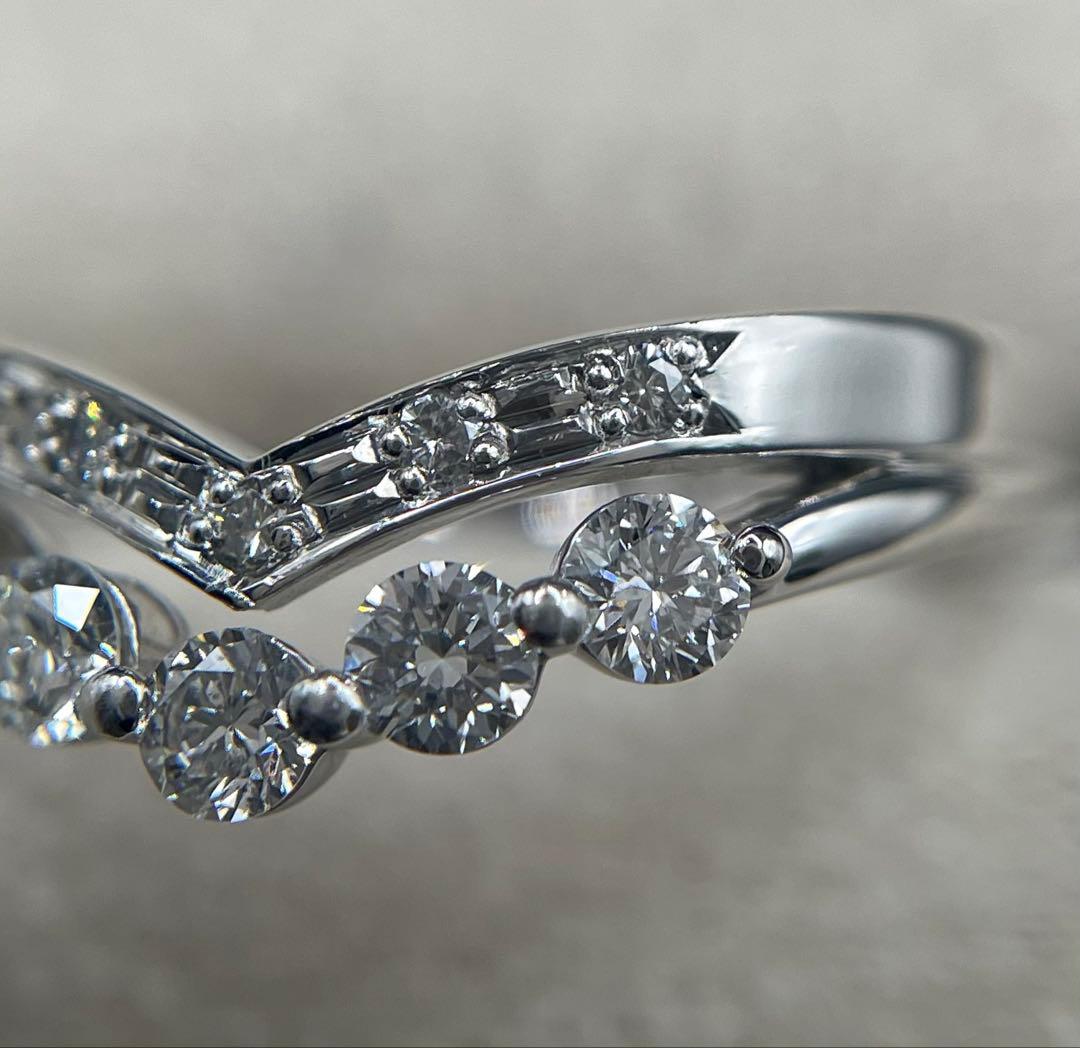 専用JL174★高級 ダイヤモンド0.396ct プラチナ リング