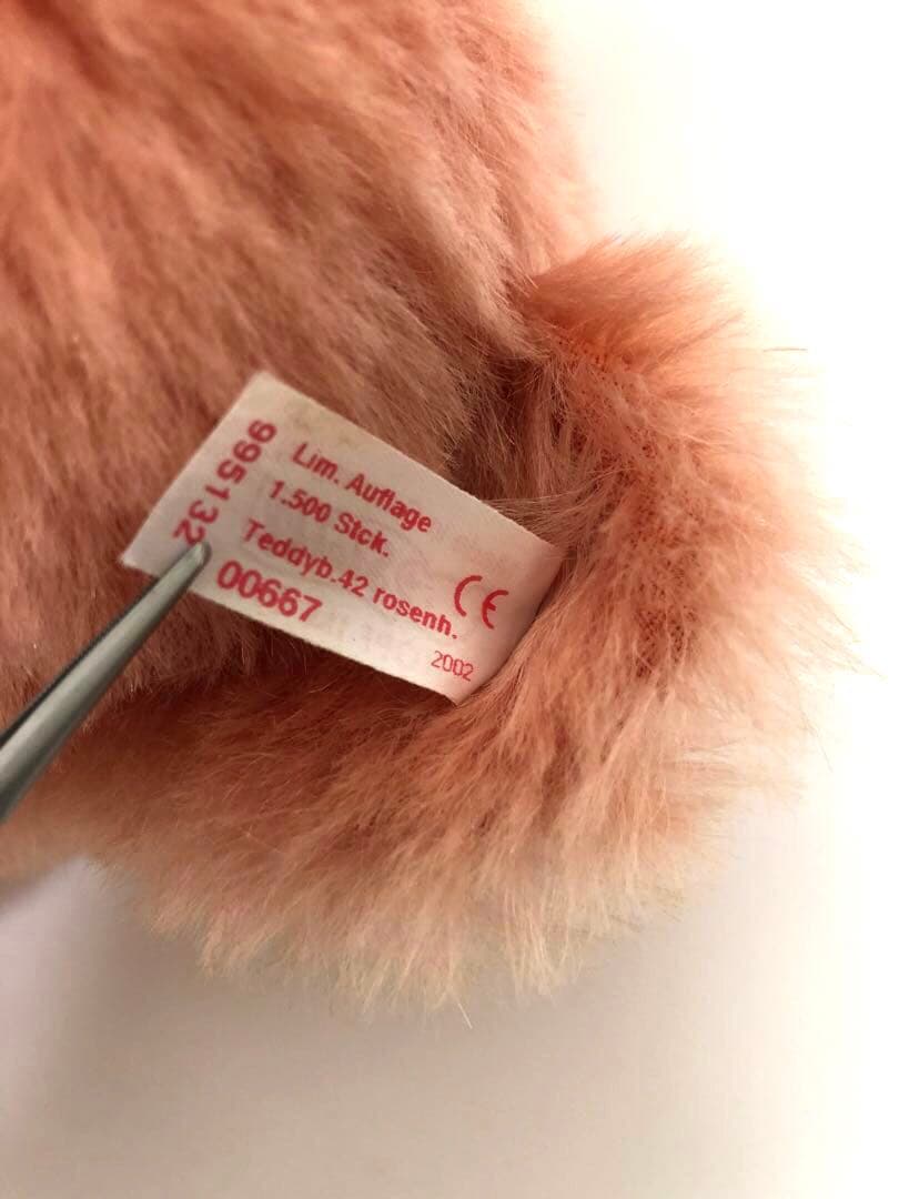 Steiff 　テディベア　ぬいぐるみ　TOTAL 2002年　100周年記