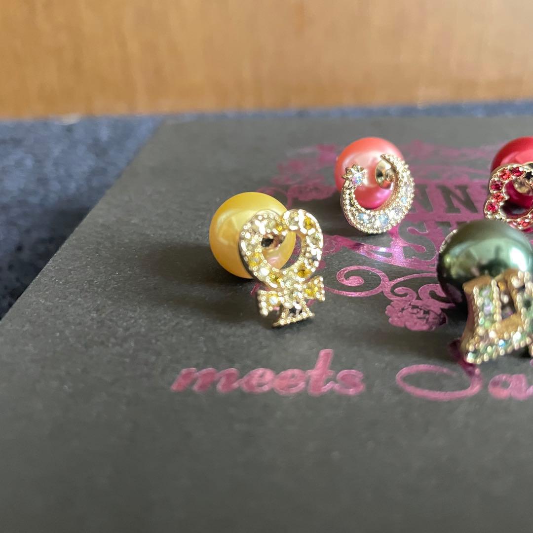 ***様 セーラームーン パールキャッチピアス 伊勢丹 ANNA SUI アナス
