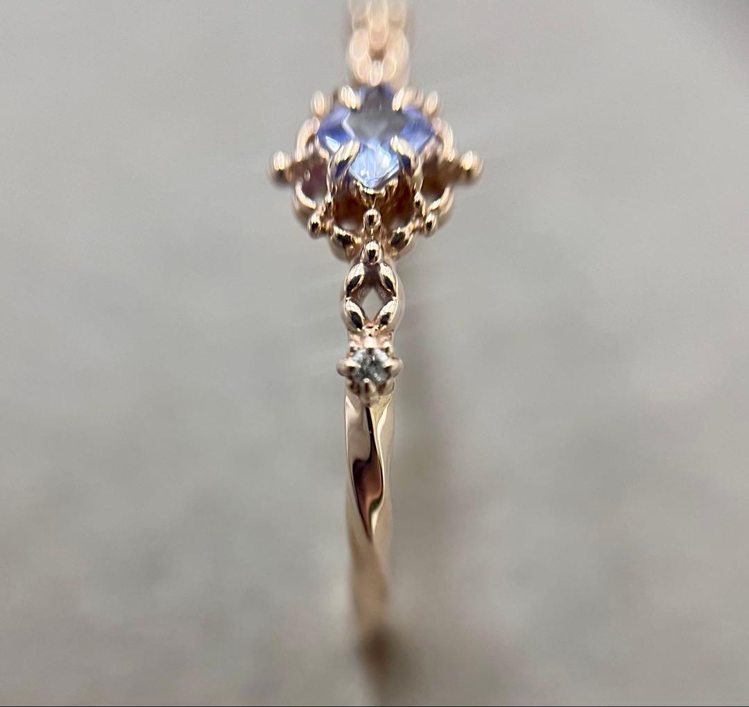 ノジェスK5 タンザナイト ダイヤ リング