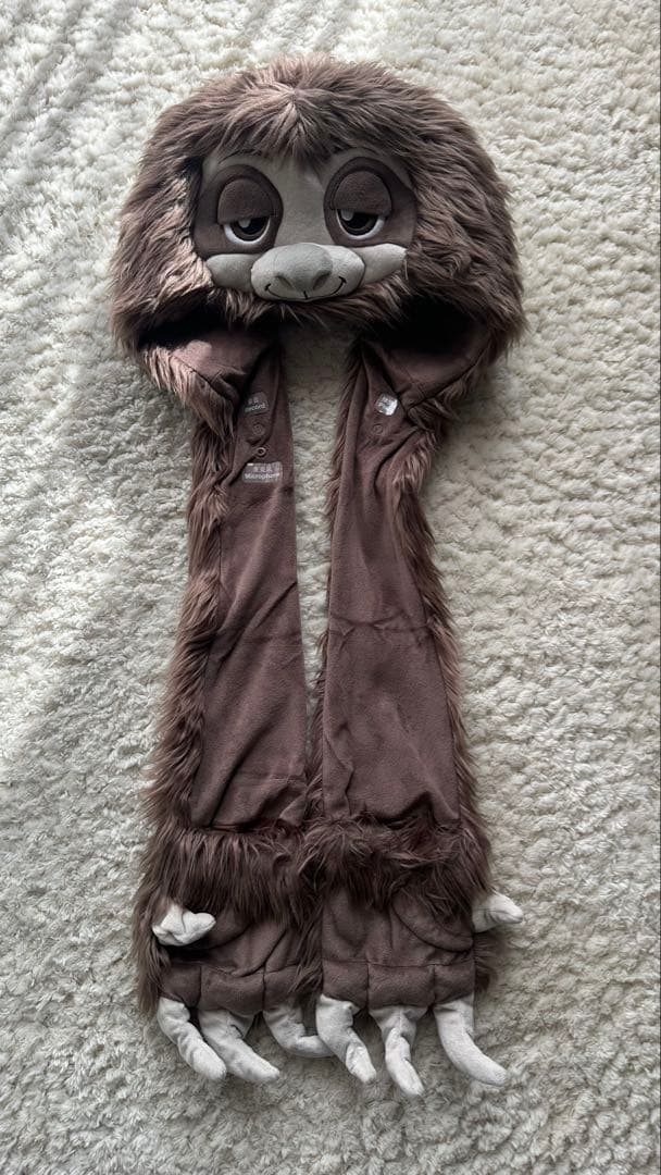 上海ディズニー ズートピア フラッシュ ナマケモノ ファンキャップ