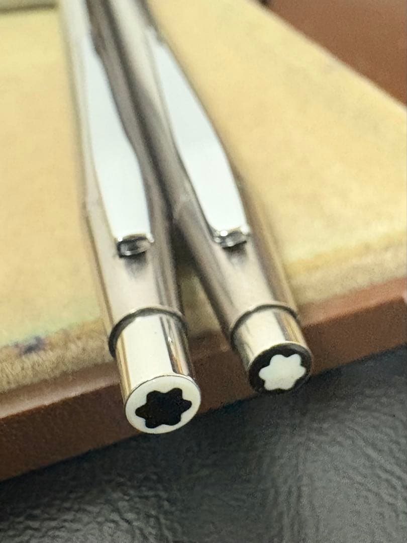 MONT BLANC ノブレスボールペン シャーペンセット シルバー