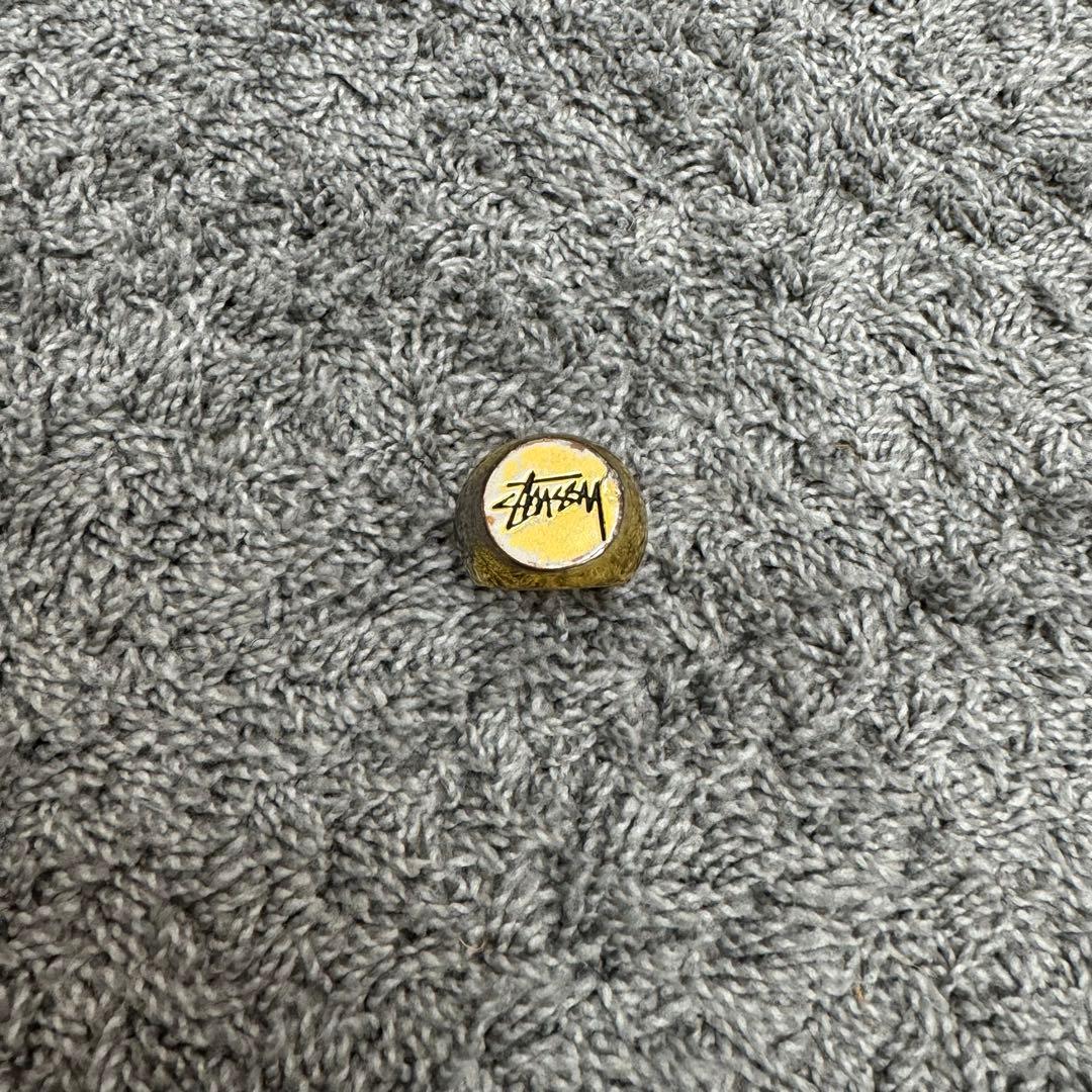 【archive】90s Old stussy Gold logo ring